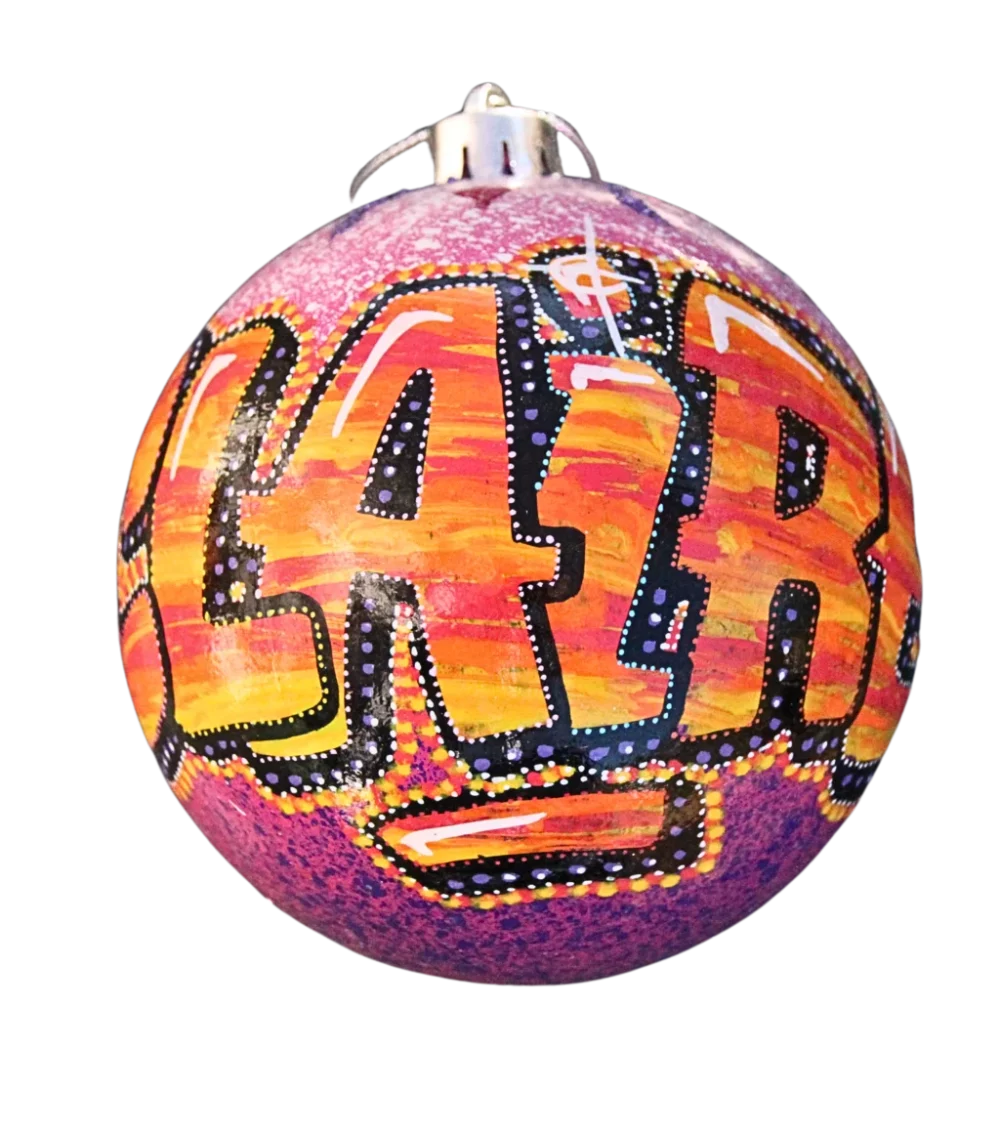 Claire prénom personnalisé boule de Noël personnalisée regalartprod fait main unique idée cadeau