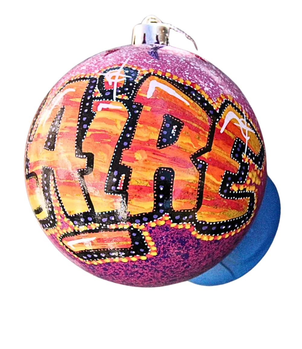 regalartprod boule de Noël personnalisée Claire fait main idée cadeau unique