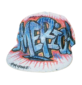 regalart casquette personnalisable idée unique décoration peinture originale