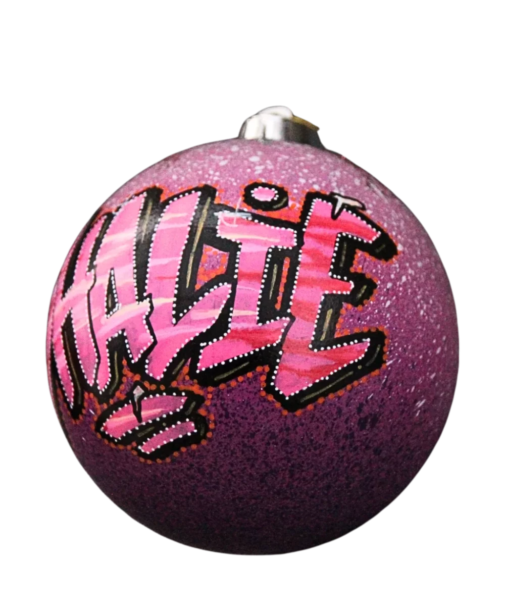 idée cadeau unique Noël personnalisé boule personnalisée