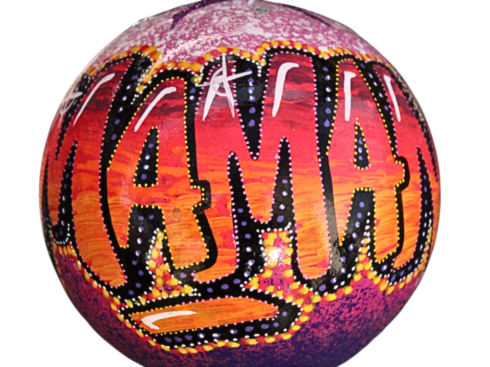 regalartprod boule de Noël personnalisée graff fait main idée cadeau unique original