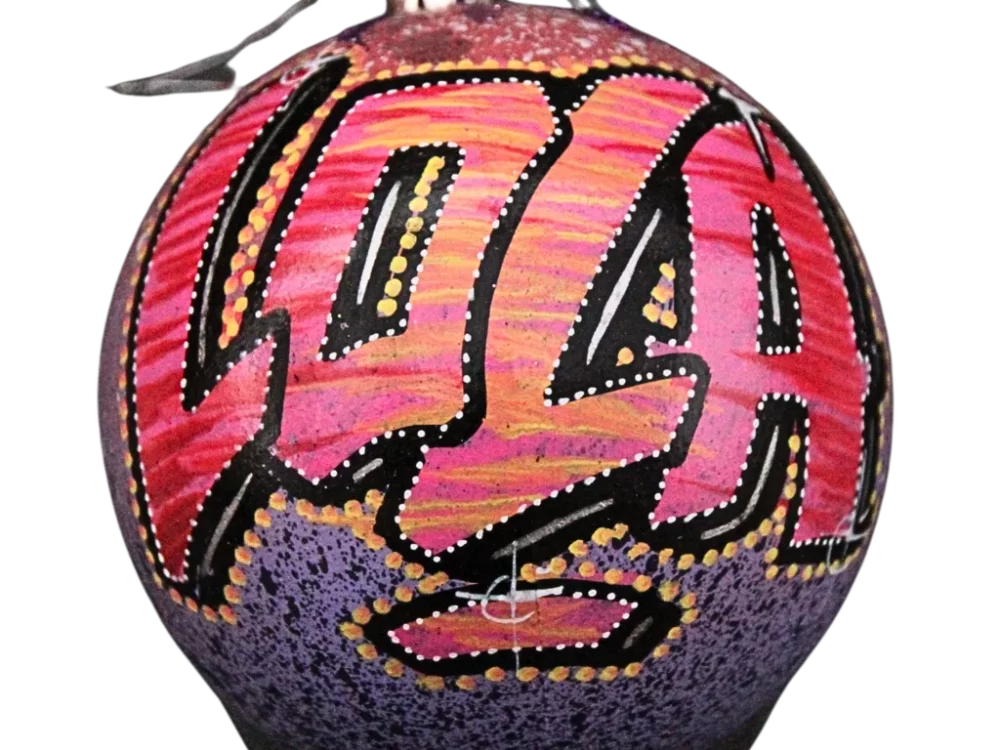 Prénom personnalisé graff boule Noël personnalisée cadeau original unique idée